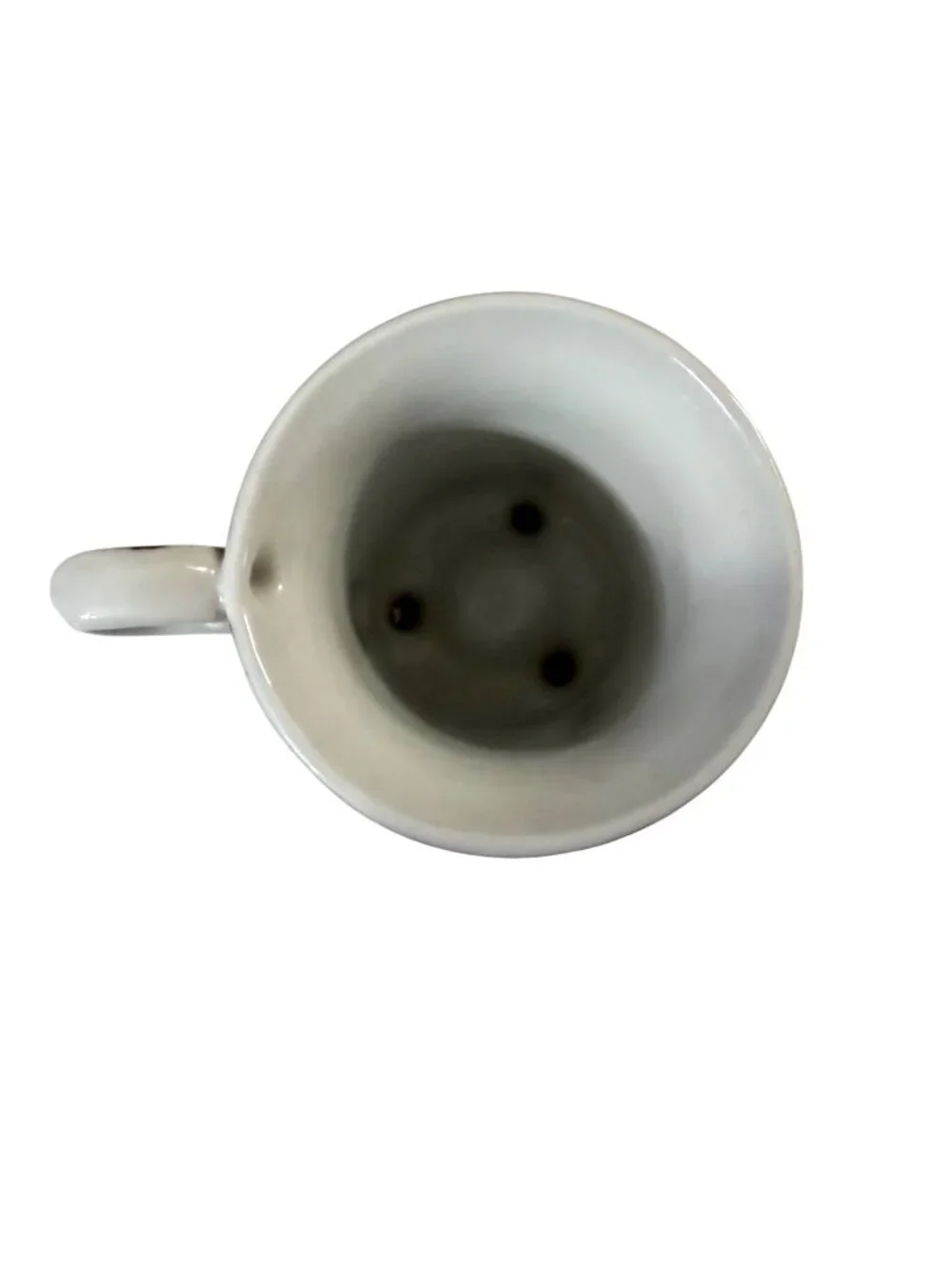 Vintage Footed Porcelain Mug With Gold Trim & H. Hargreaves 